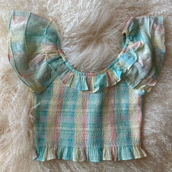 LoveShackFancy- Camilla top- Multi Horizon - Picture 2 of 5